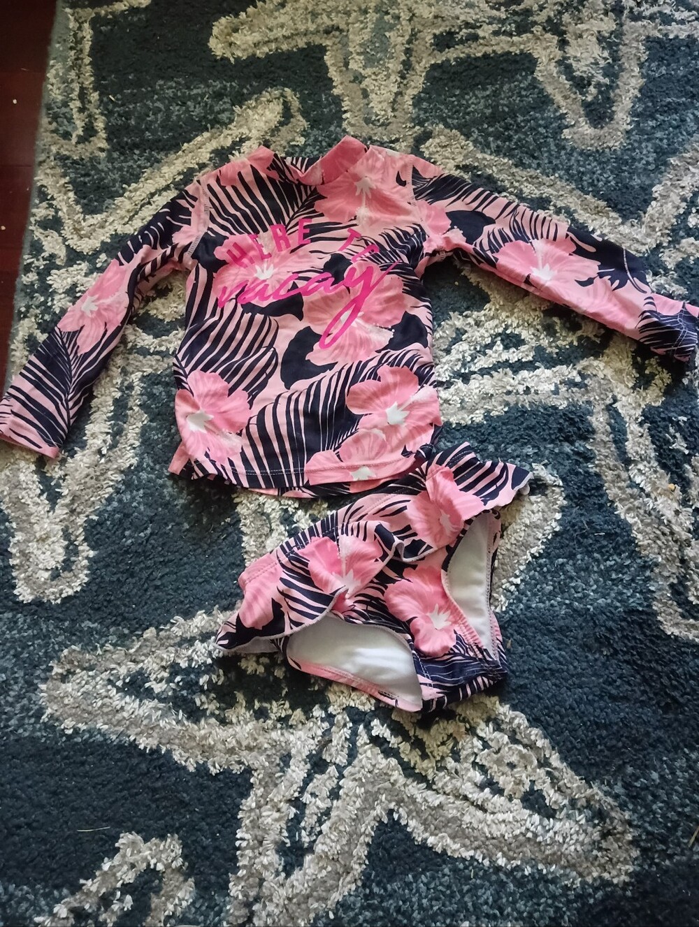 Shade Critter 2 Piece Swimsuit Size 18-24 Months